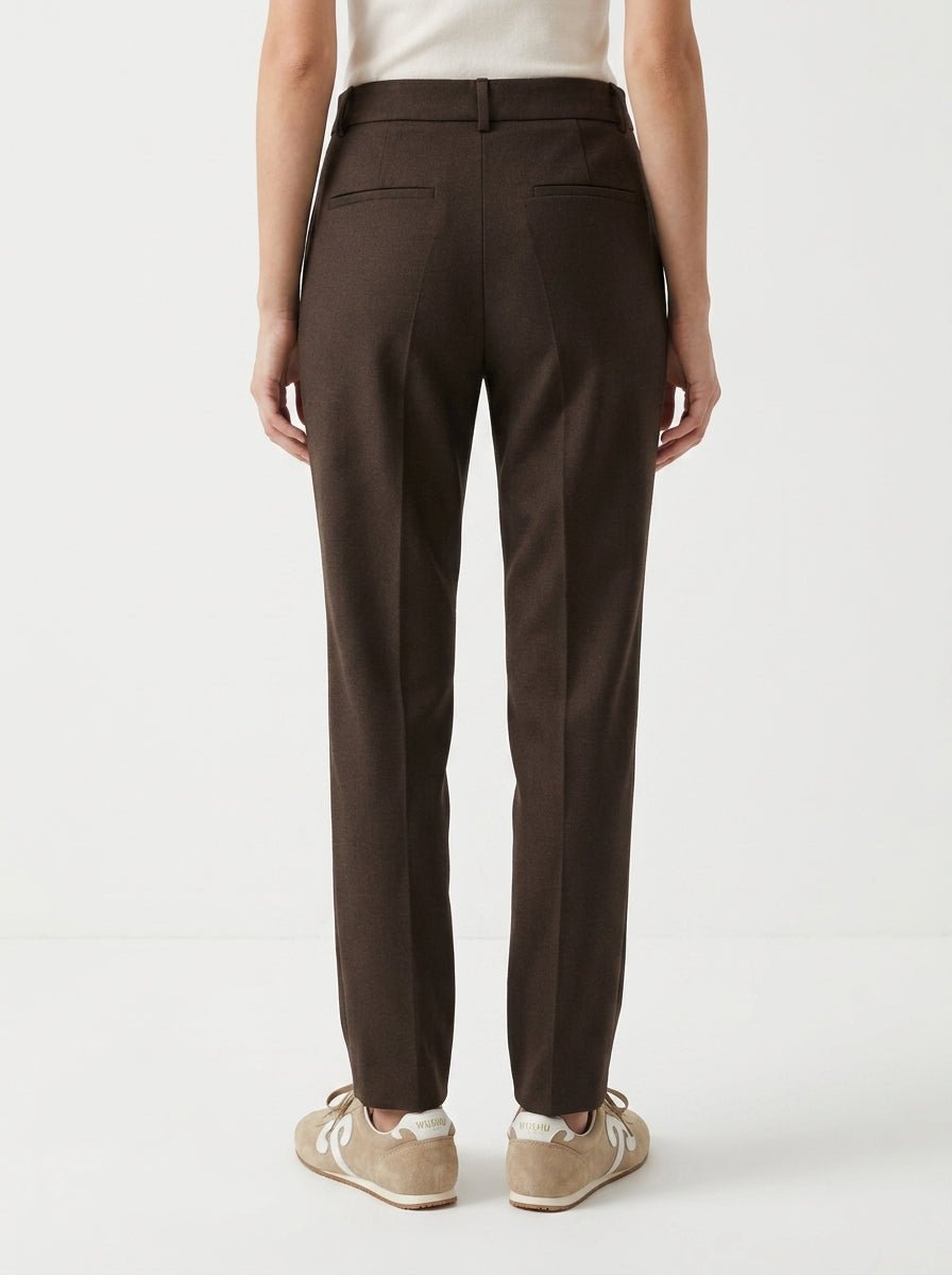 Pantalón AgoeFilo Corso Firenze Marrón Chocolate