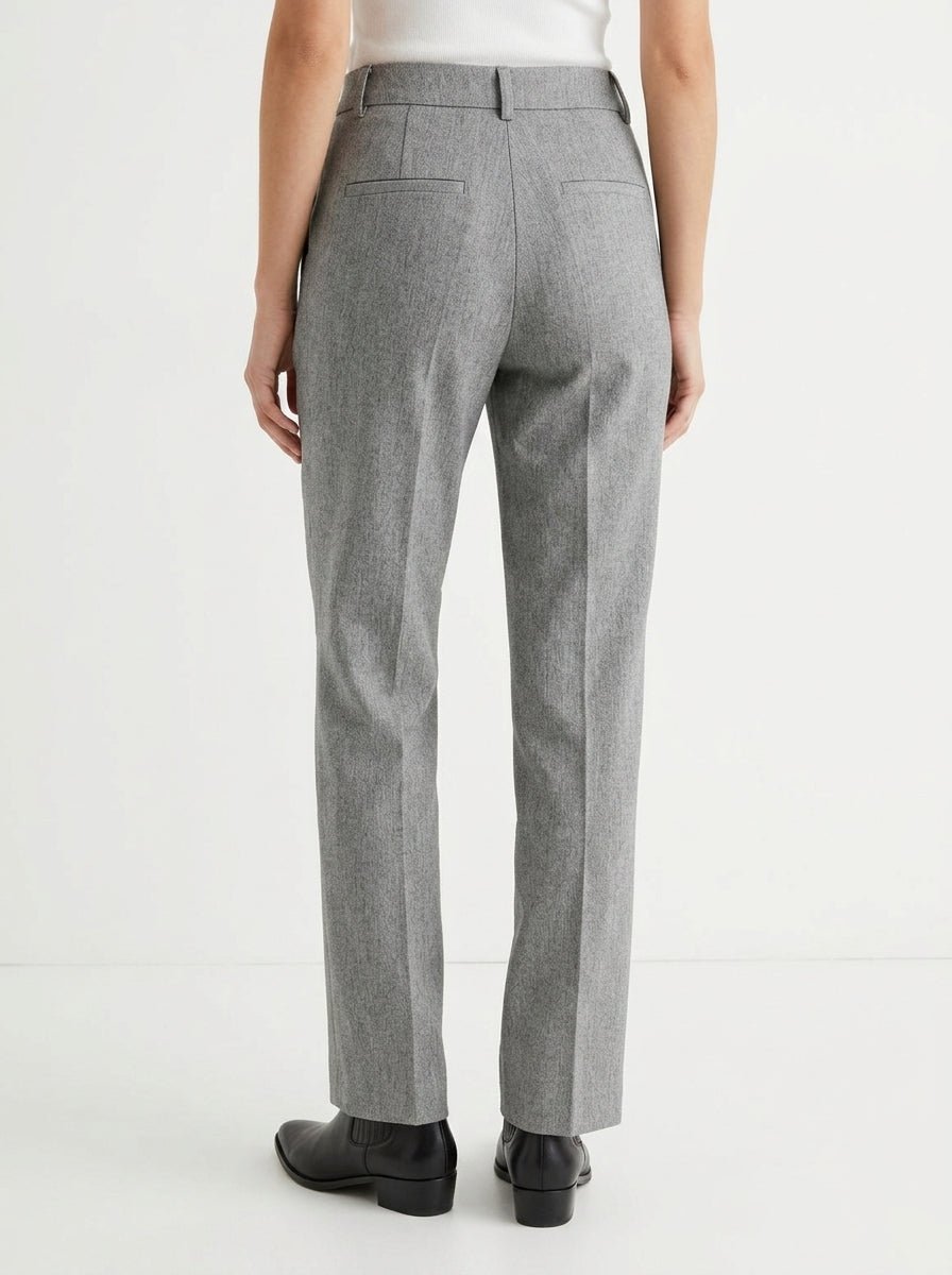 Pantalón Ragno Cropped Flare Gris