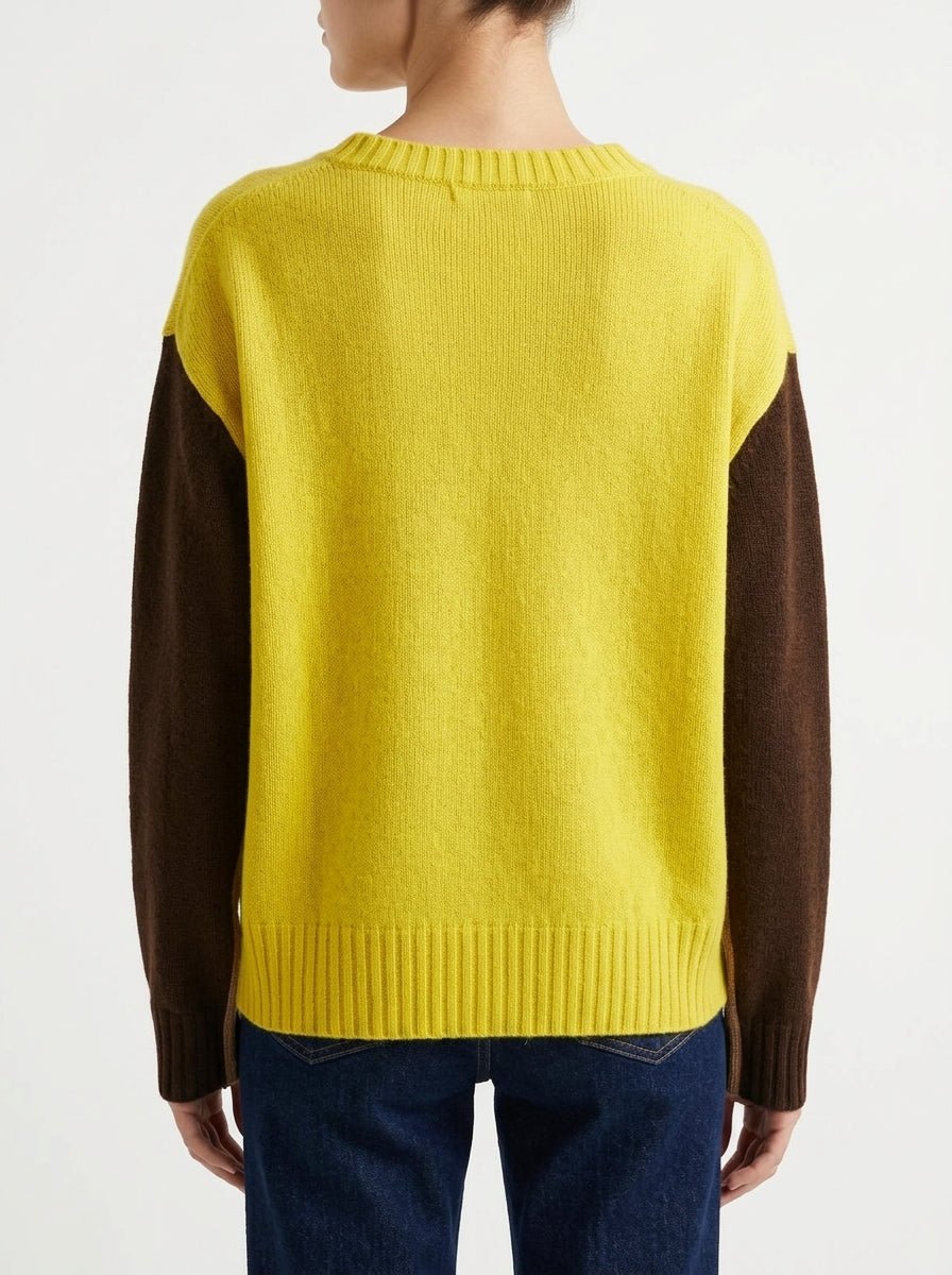 Sueter Floor Color Block Camel