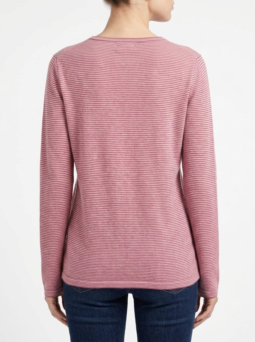 Camiseta Universel Rayas Rosa