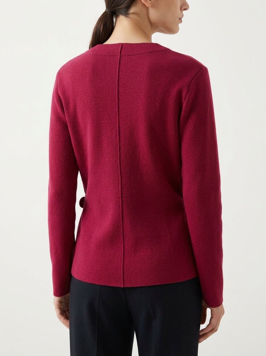 Chaqueta NIU Boton Granate