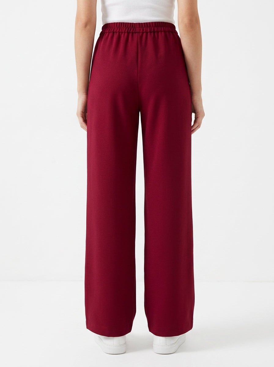 Pantalon Niu Ancho Granate