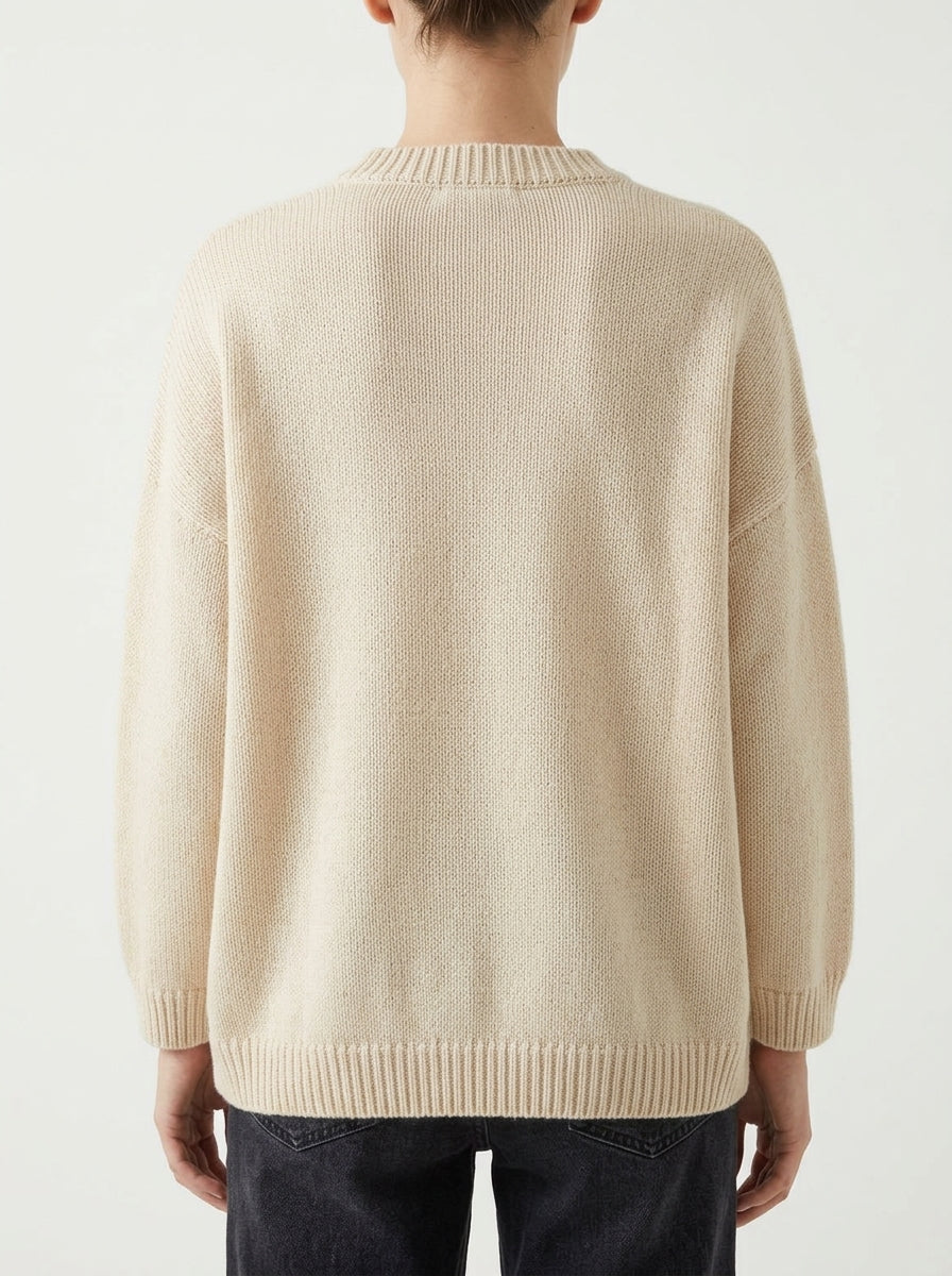 Cardigan leggero Conti Chelsie Ecru