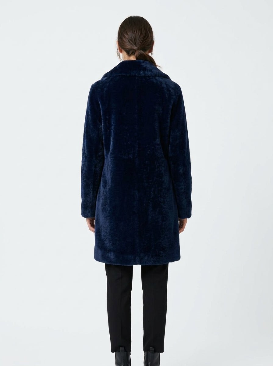 Cappotto Agostoni Greta Blu