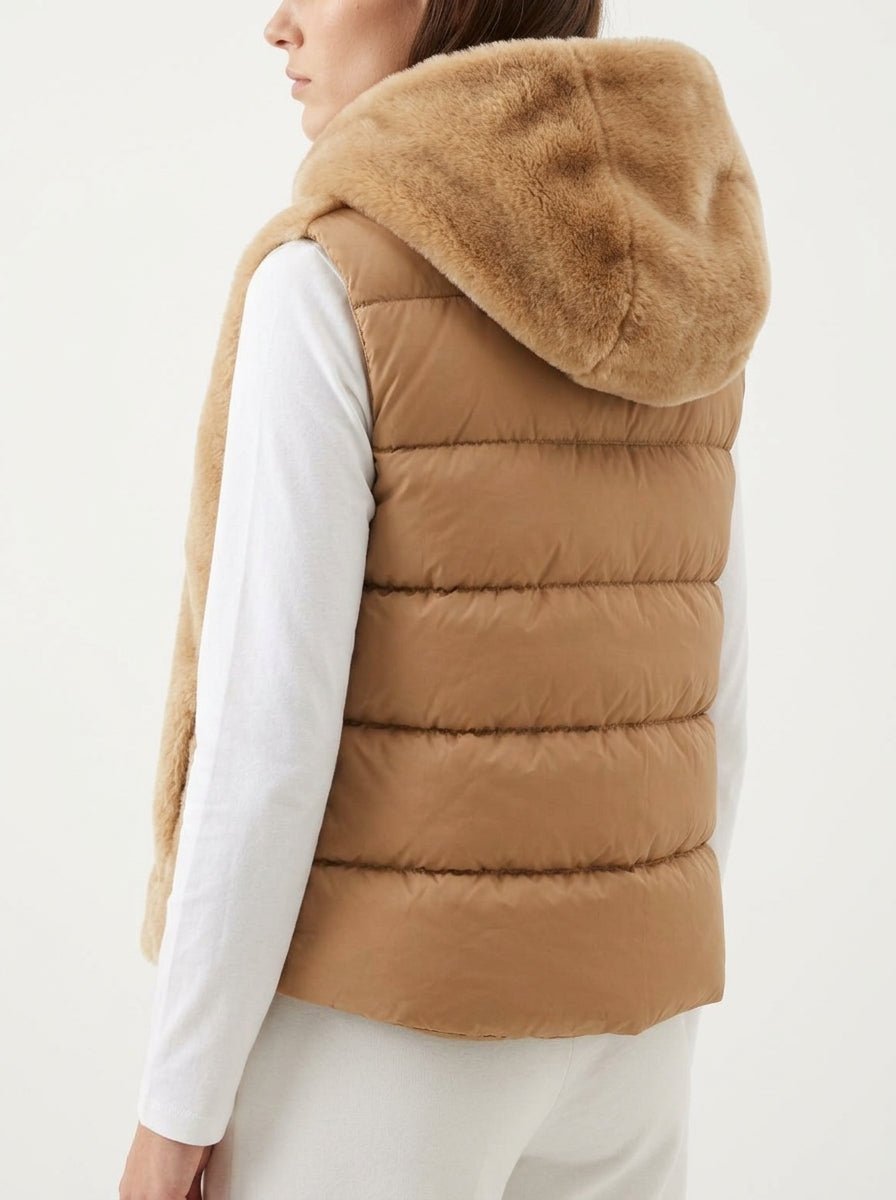Chaleco Save The Duck Cassandra Beige