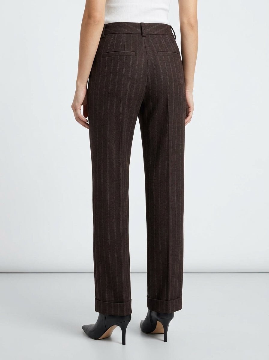 Pantalon AgoeFilo Via Amorari Marron Chocolat