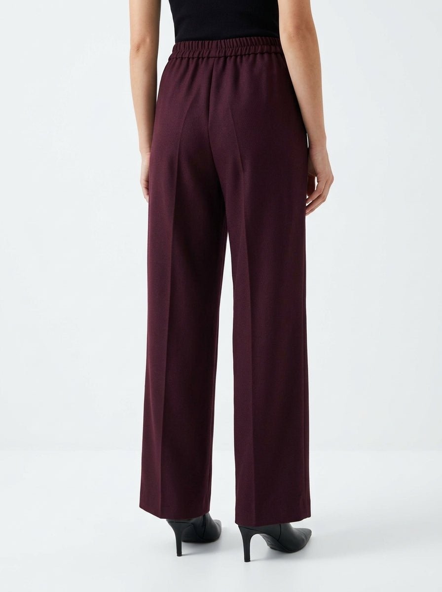 Pantaloni AgoeFilo Via Milano Bordeaux