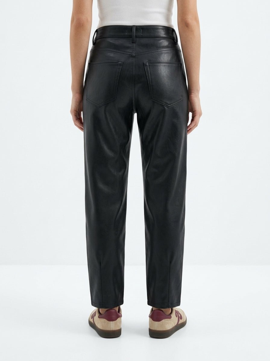 Pantalón Cambio Elin Polipiel Negro