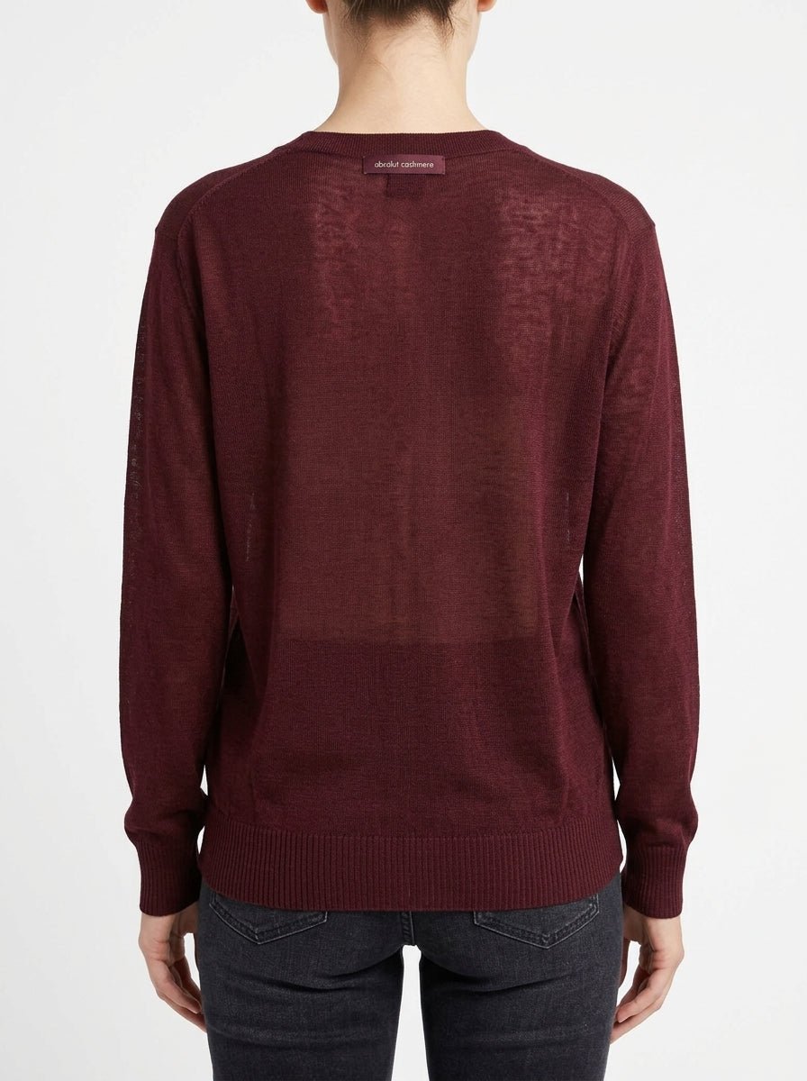 Cardigan Absolut Cashmere Lou Burdeos