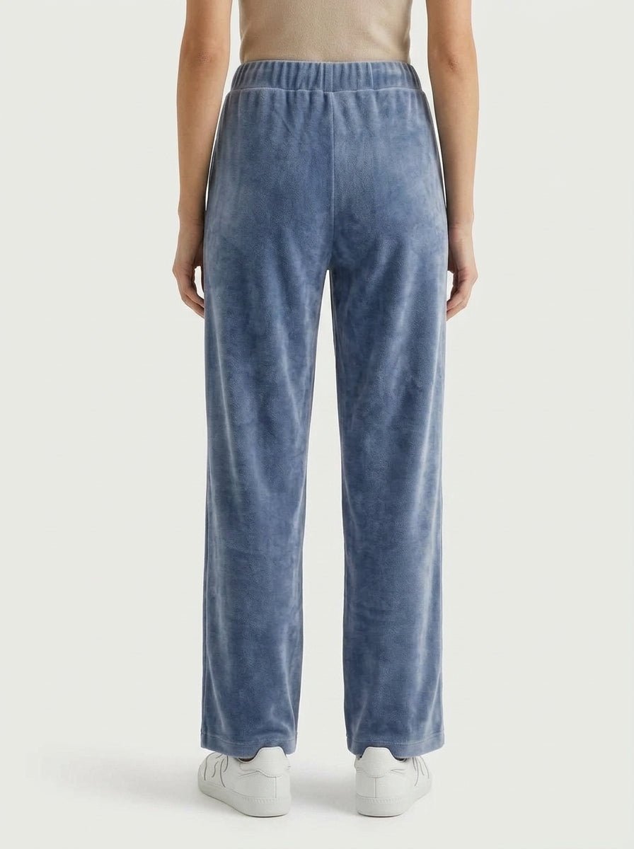 Pantalón Majestic Filatures Terciopelo Azul Claro