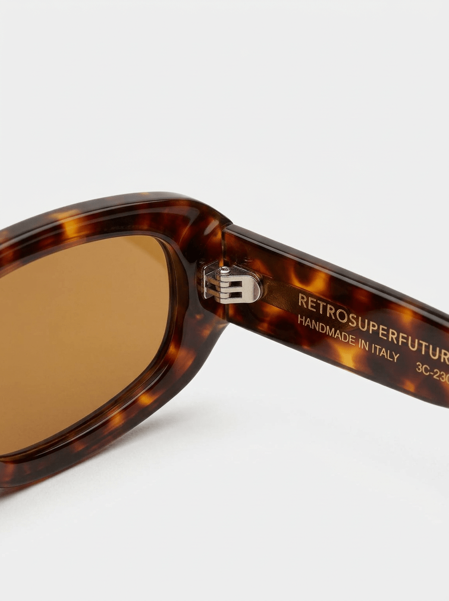 Lunettes de soleil rétro Super Future Troll marron