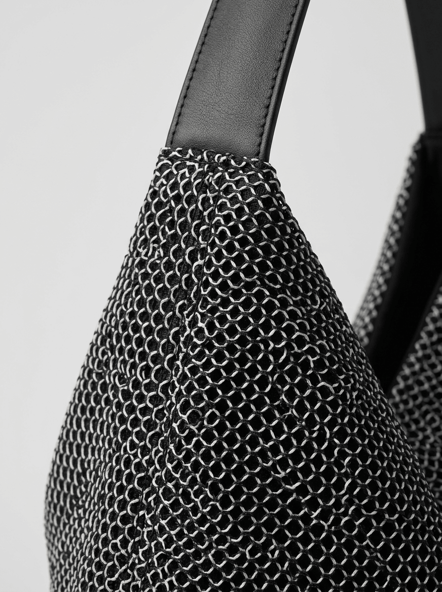 Bolso In·Zu Bevel Red Negro