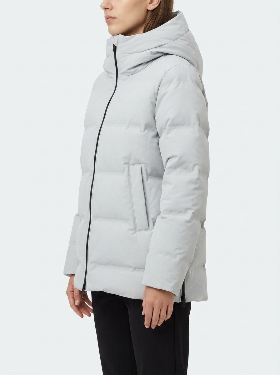 Plumífero Ecoalf Mia Gris Perla