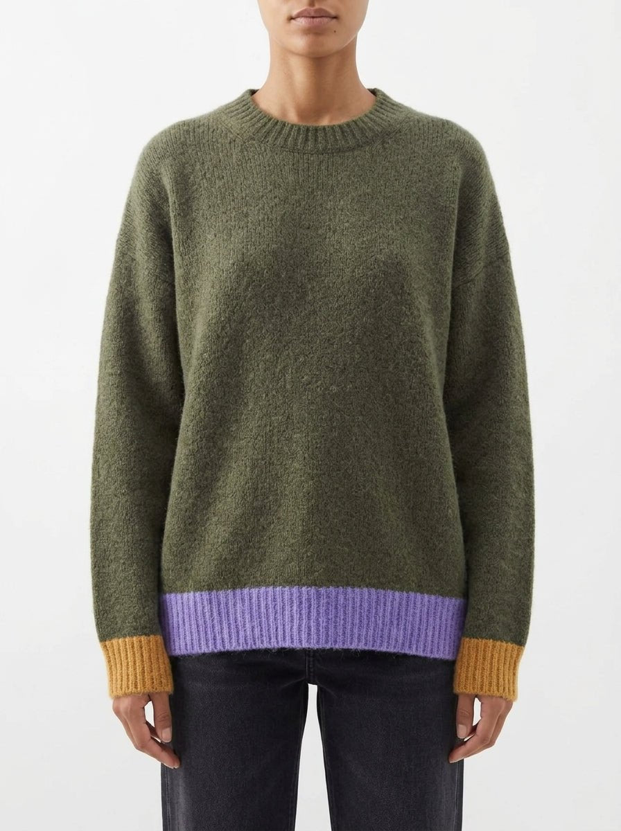 Khaki Green Niu Sweater