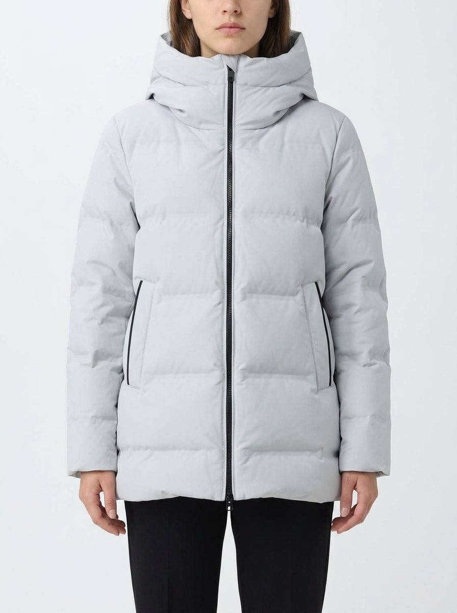 Plumífero Ecoalf Mia Gris Perla