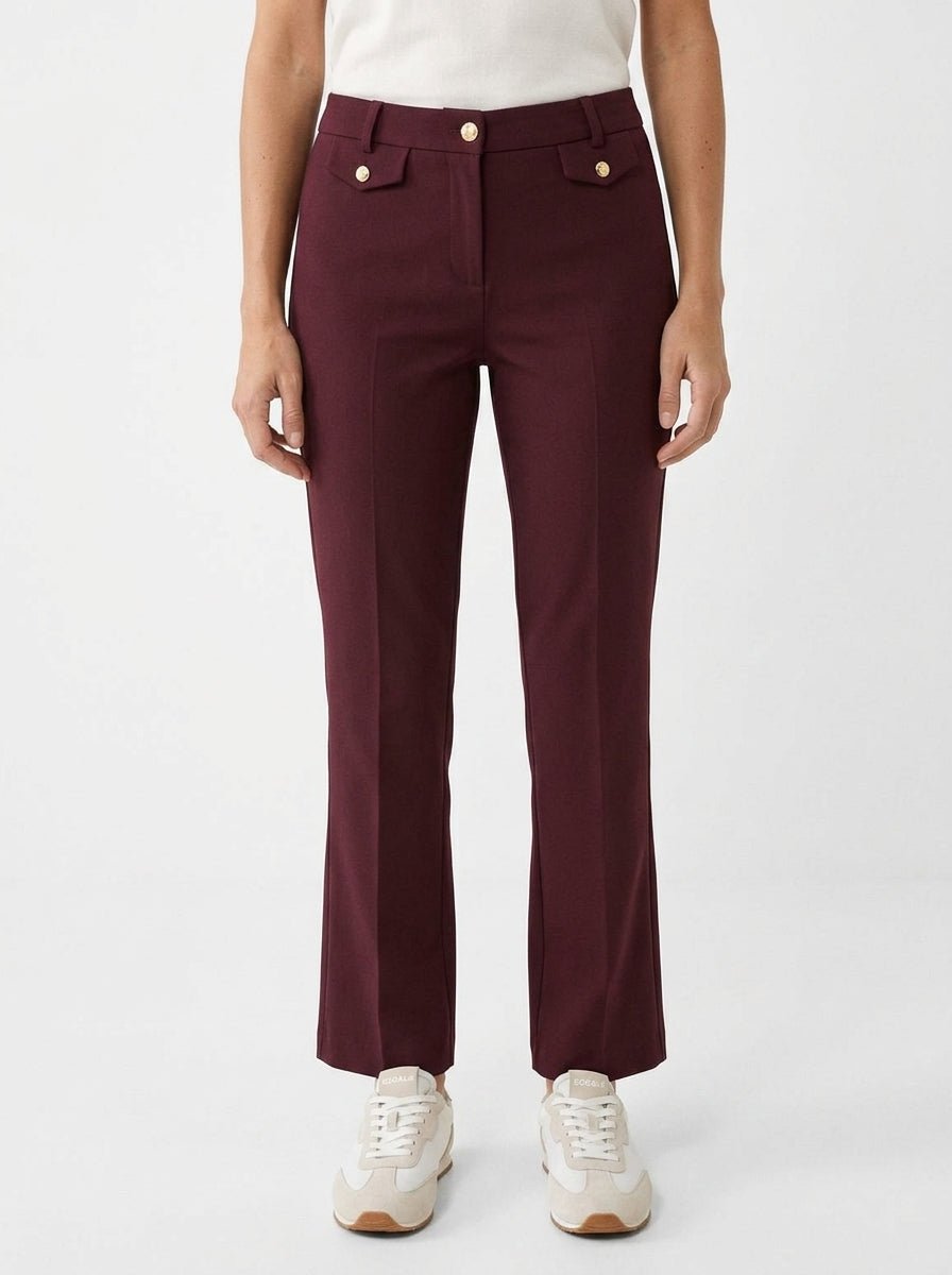 Krystal Flap Change Pantalon Vin