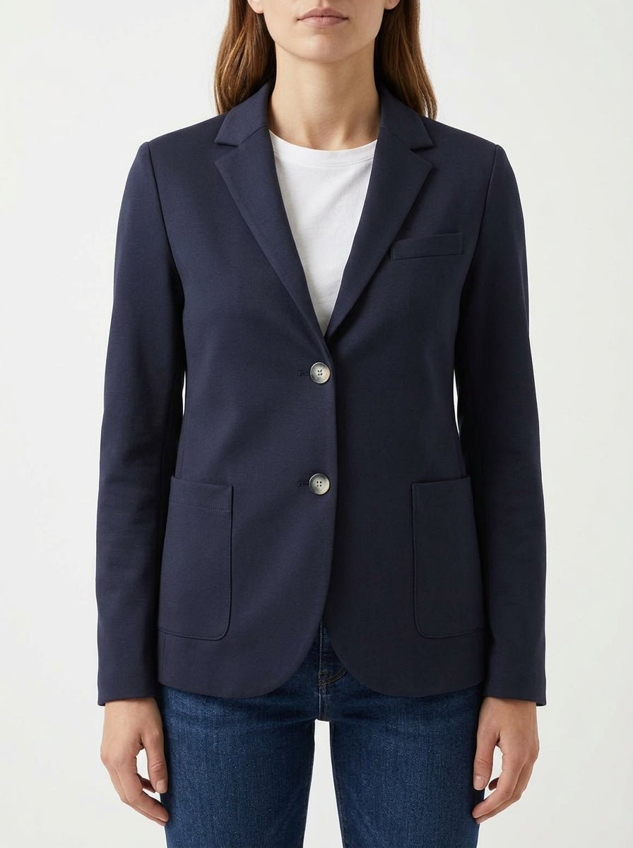 Harris Wharf London Techno Navy Blazer