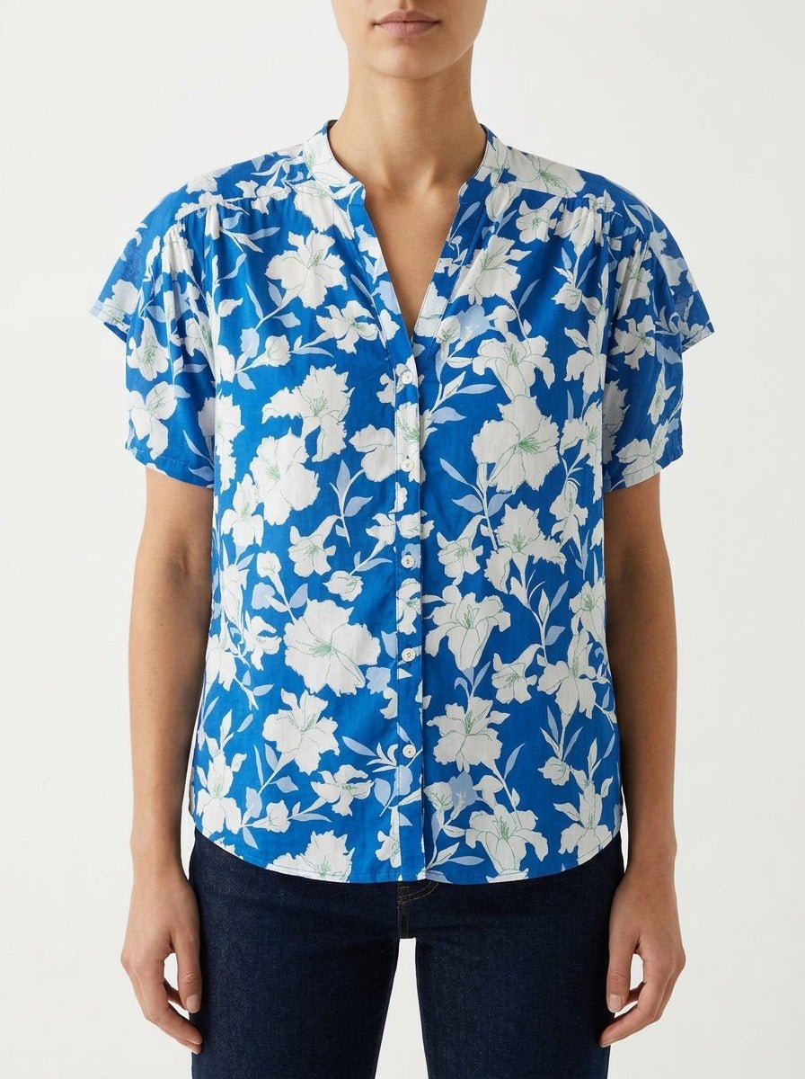 Camicia blu Zen Ethic Azale Rayol
