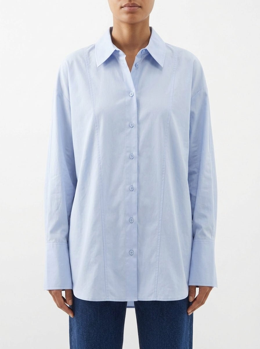 Camisa Ecoalf Crespo Celeste