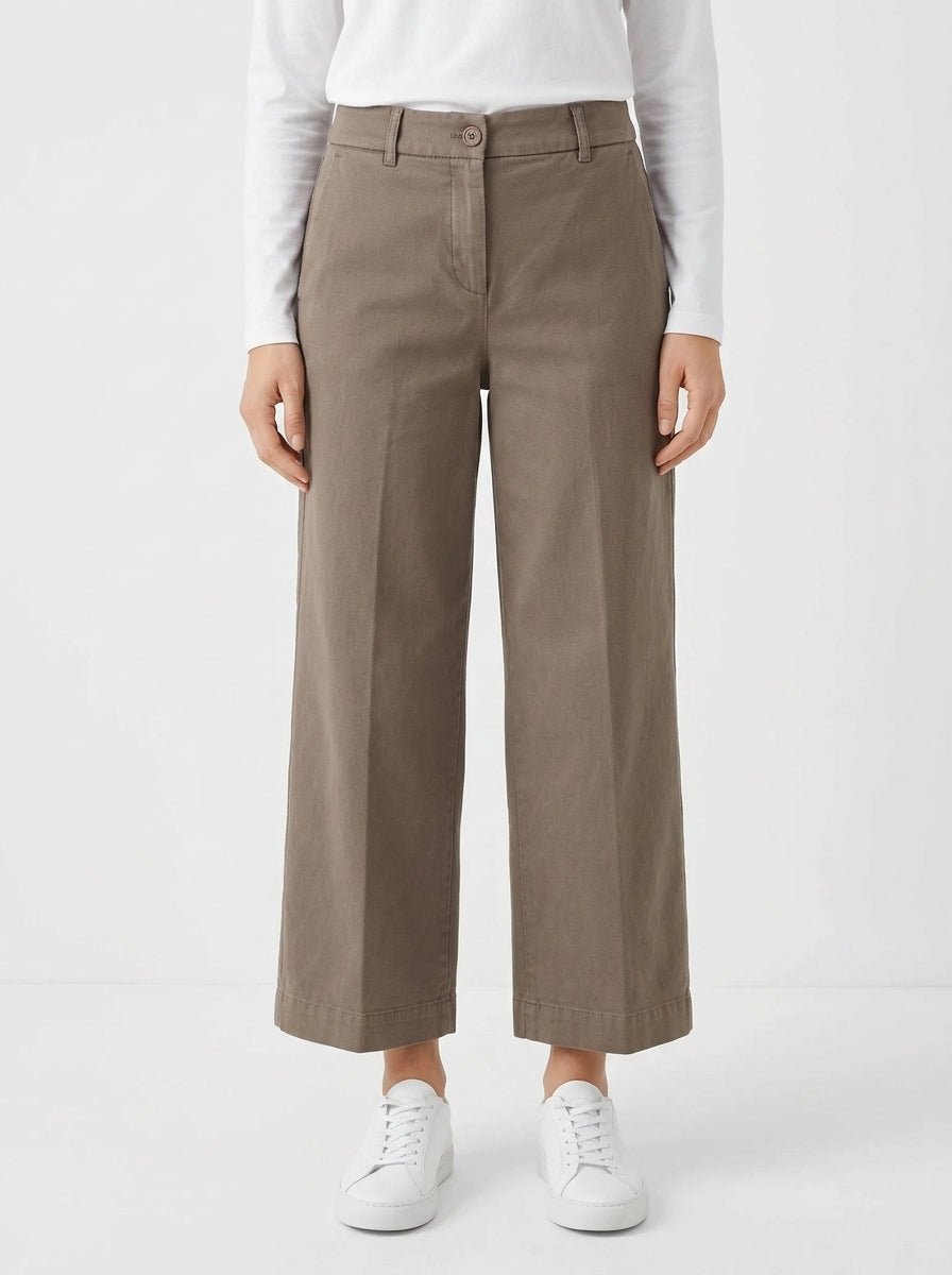Pantalón AgoeFilo Via Garibaldi Oliva