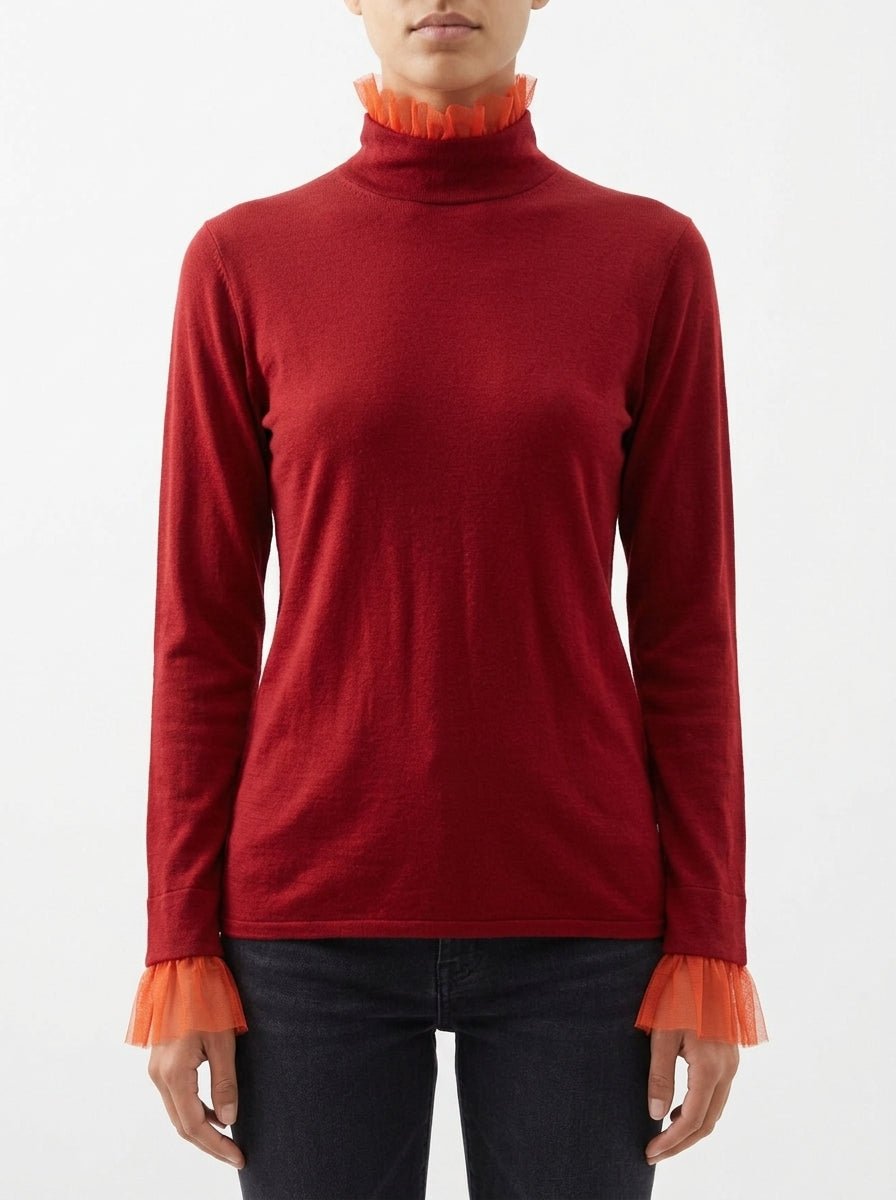 Camiseta Shirt C-Zero Cuello Perkins Rojo