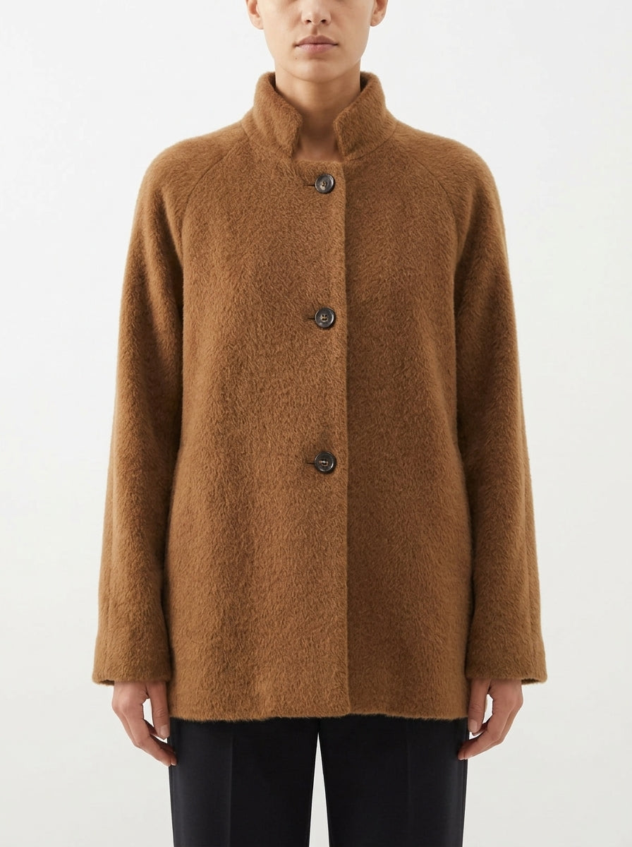Giacca Marrone Teddy Rosso35