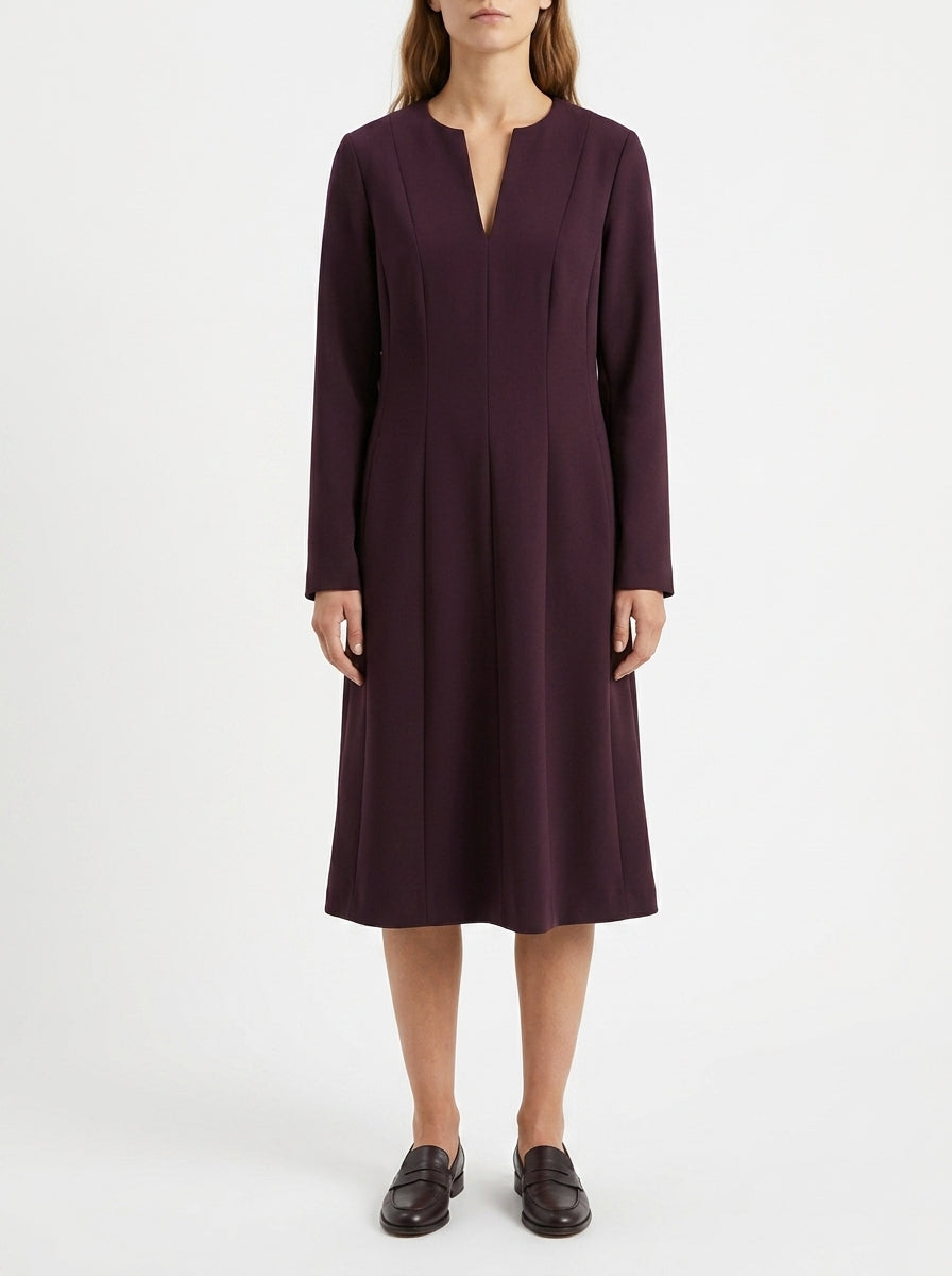 Rosso35 Plum Couture Dress