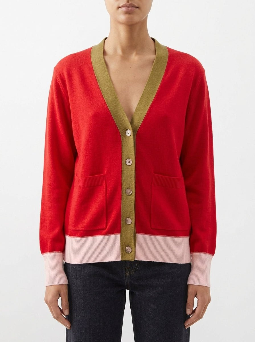 Cardigan In Bed With You Rojo