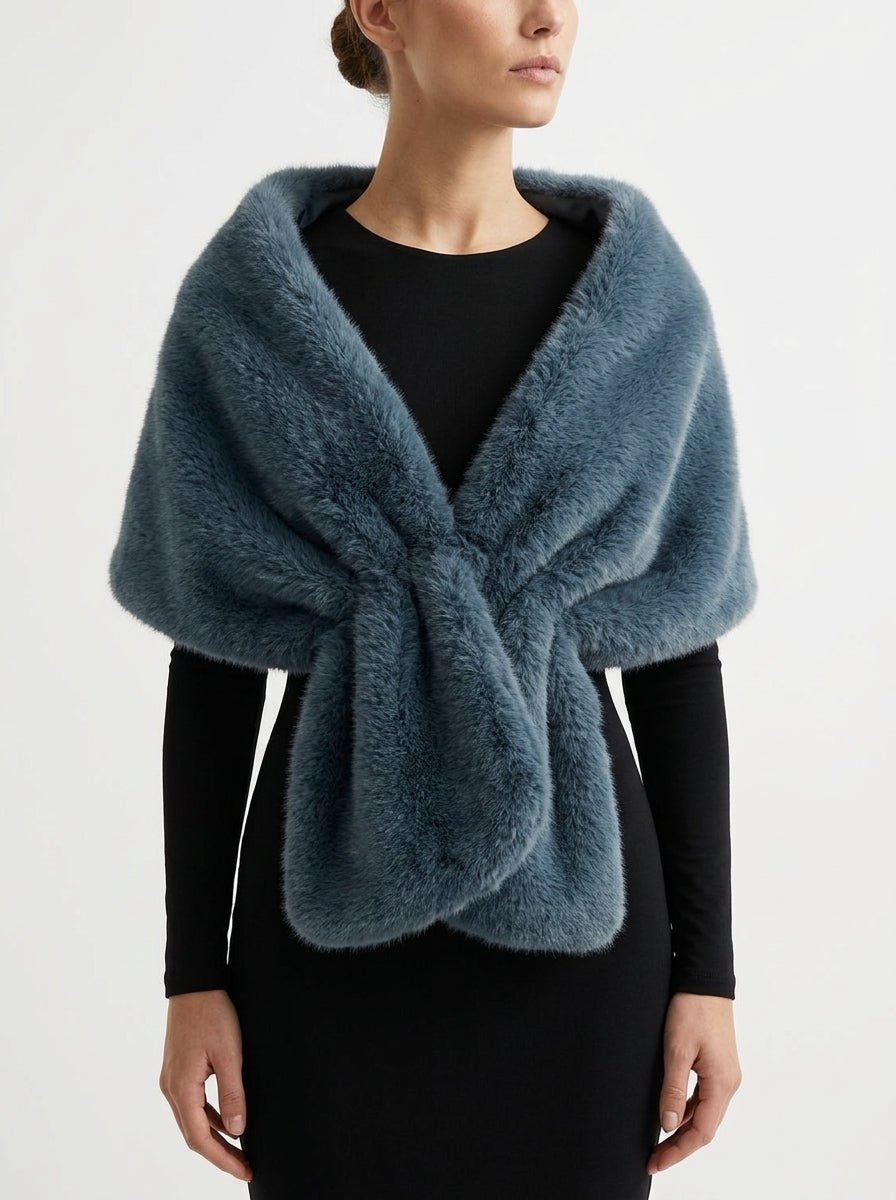 Estola Betta Corradi Mink Denim