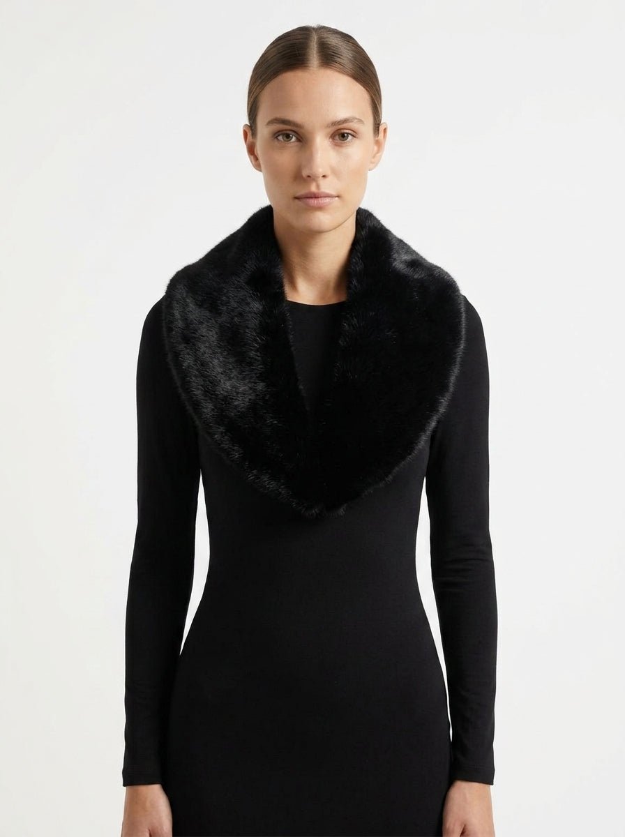 Cuello Betta Corradi Mink Negro