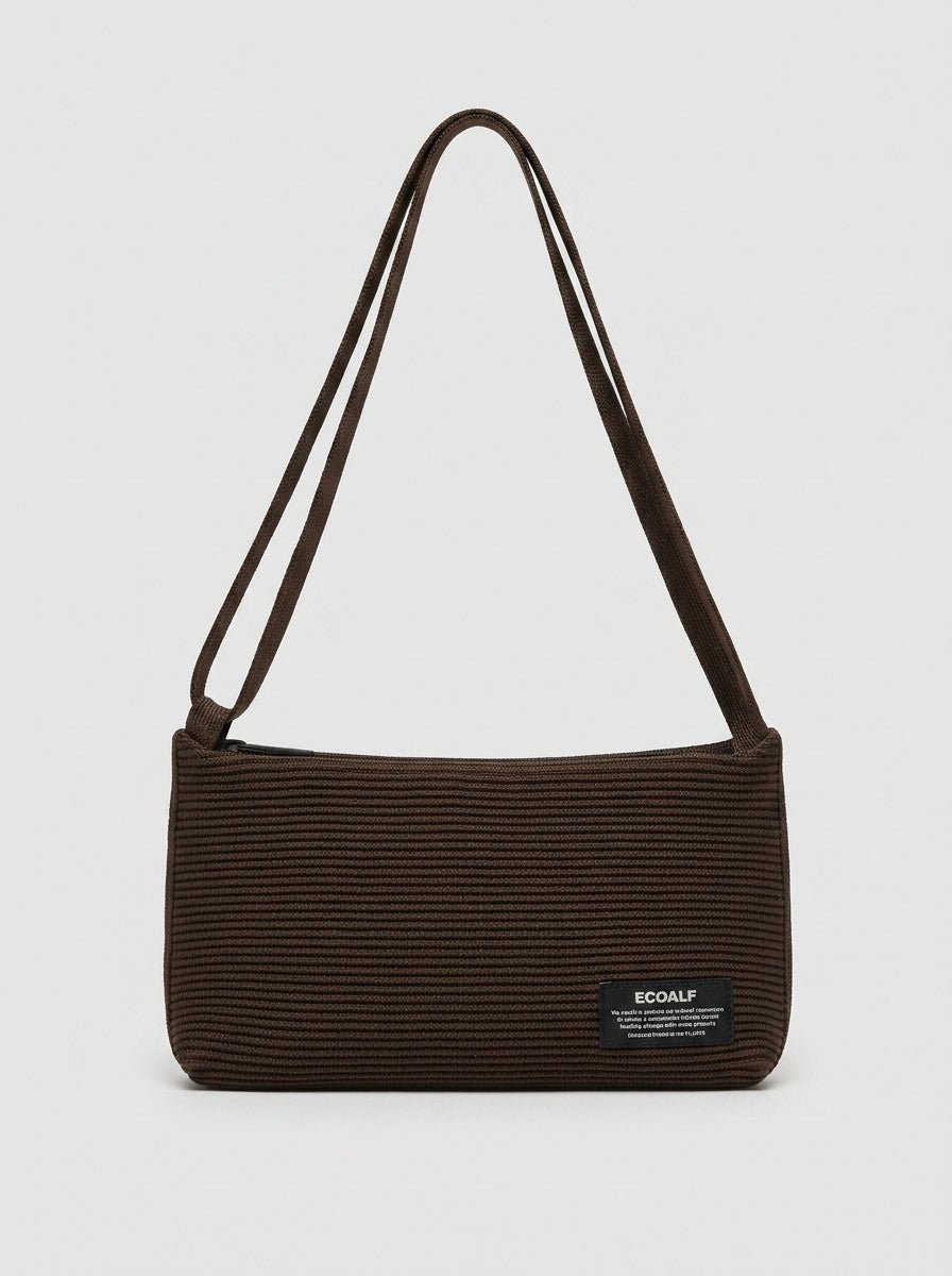 Bolso Ecoalf Tika Baguette Marrón Chocolate