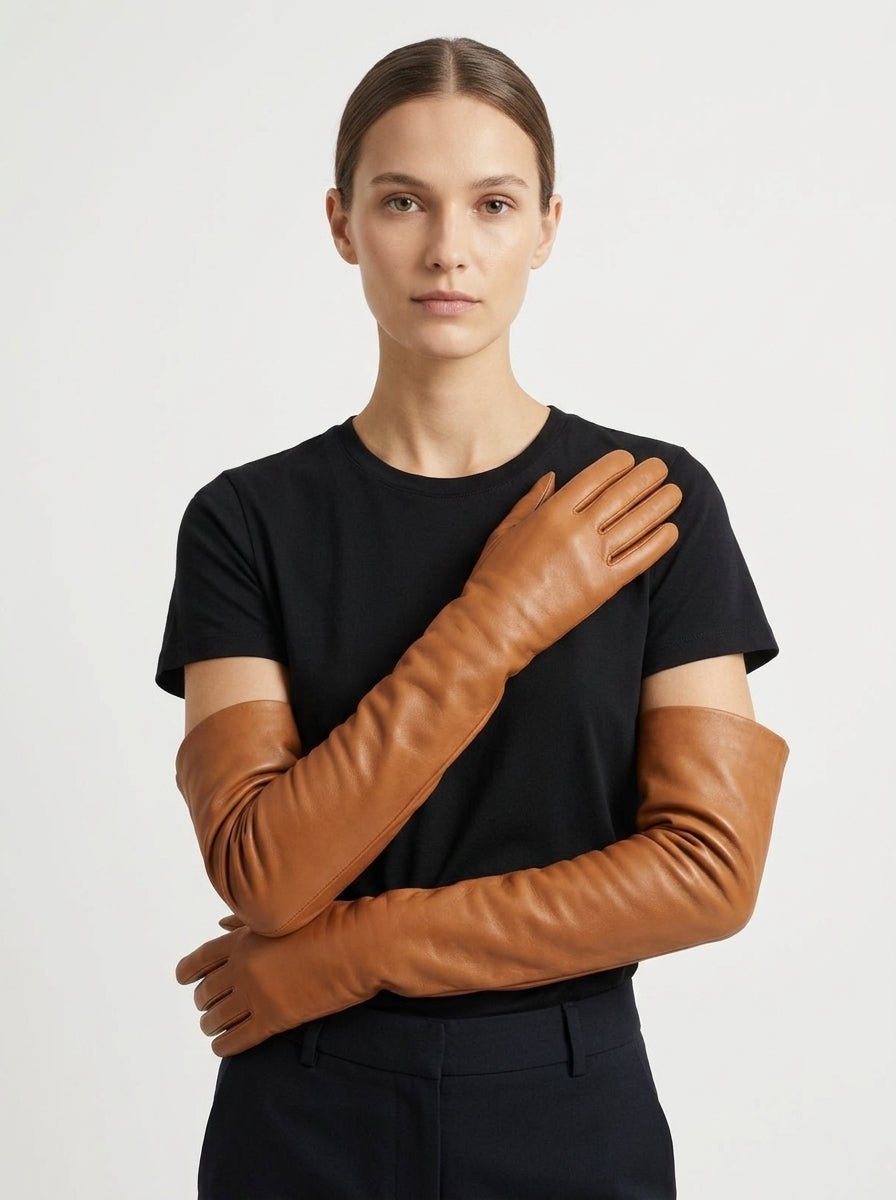 Guantes Liviana Conti Odette Camel