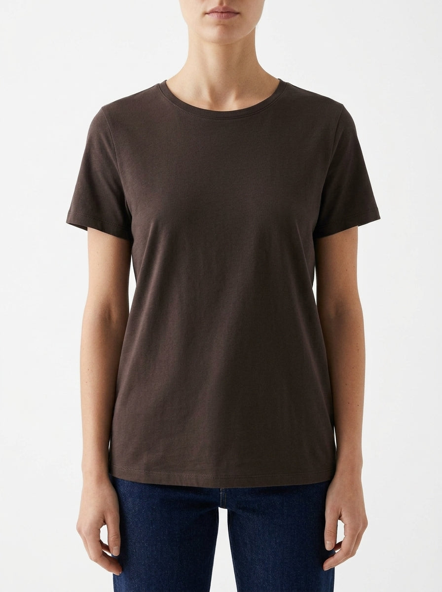 Camiseta Ecoalf Lake Marrón Chocolate