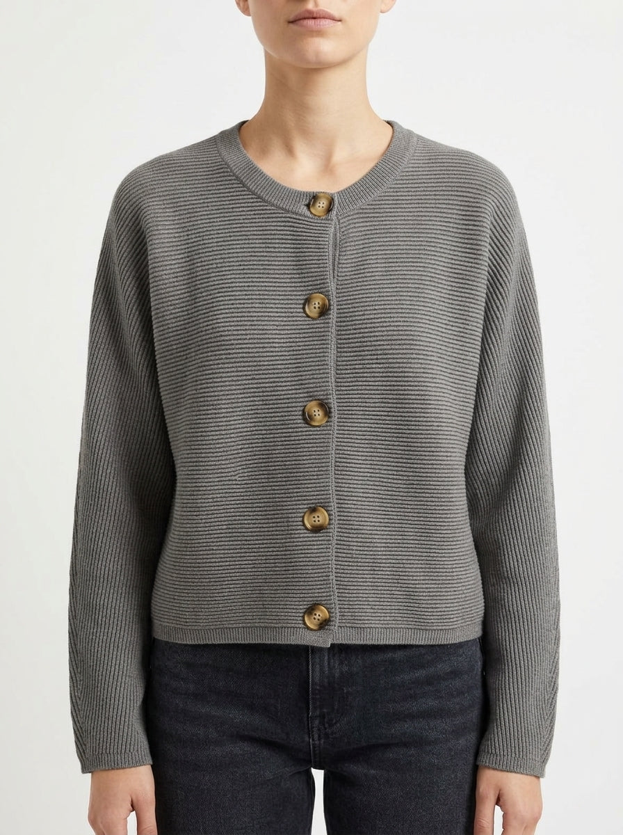 Cardigan Paisie Corto Gris