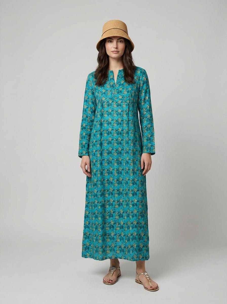 Vestido Mondo e Colori Seda Estampado Flor Azalea