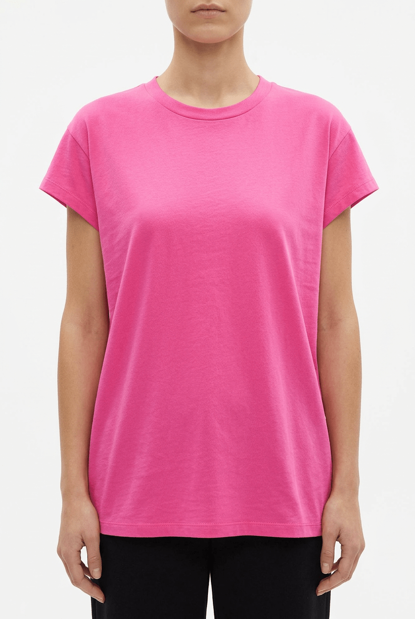 Camiseta Absolute Cashmere Tricia Rosa Fluor