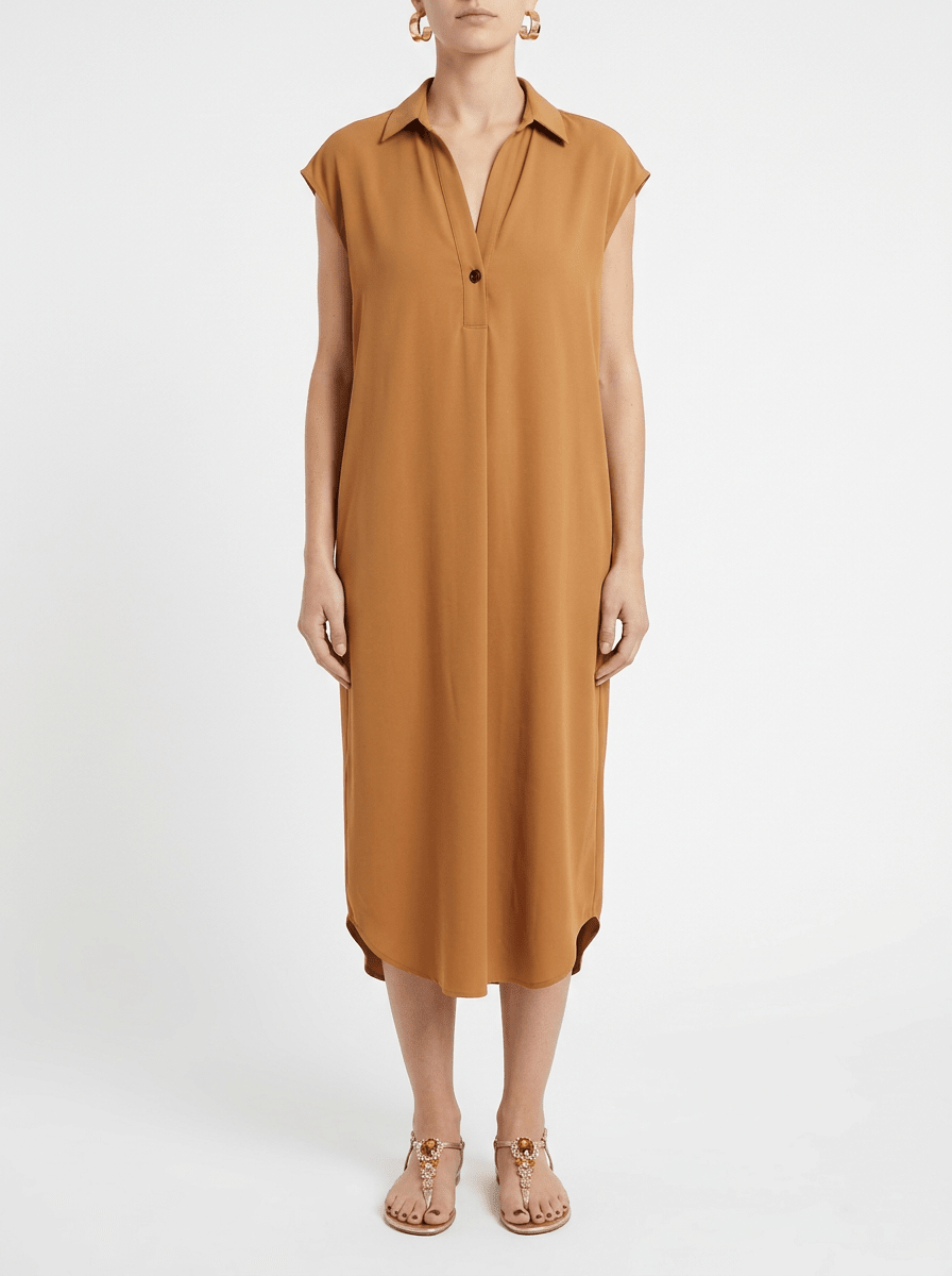 Vestido Penn&ink NY Camisero Camel