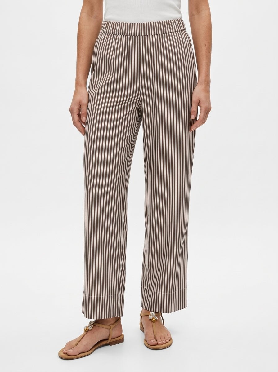 Pantalón Whyci Milano Rayas Marrón