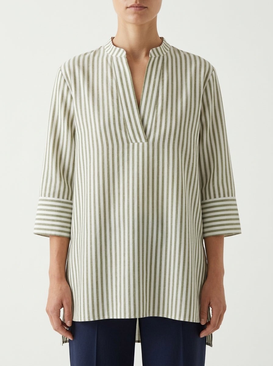 Blusa Academia Silvana Rayas Verde