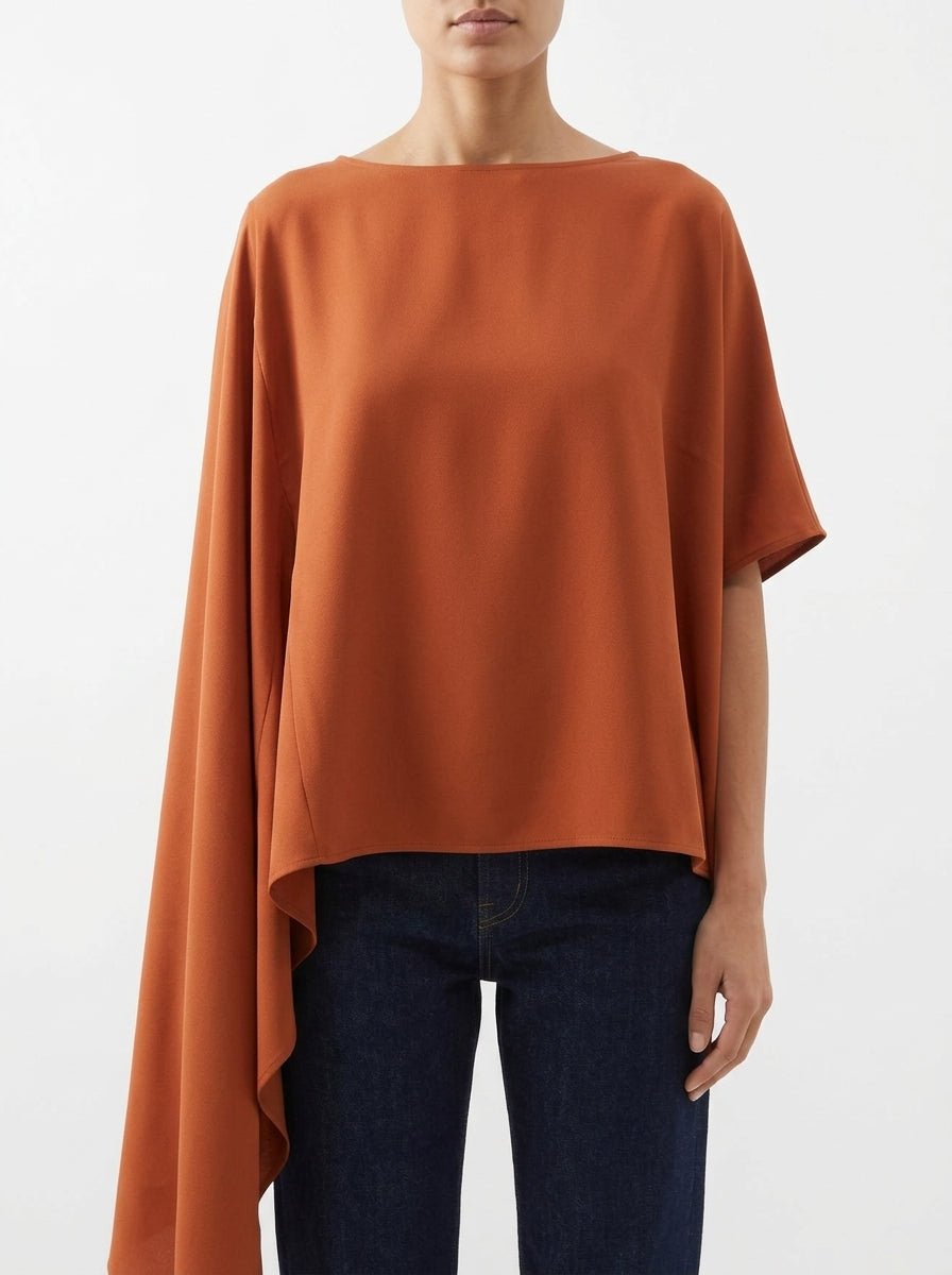 Camisa Poncho Sissi Otto Style Camel