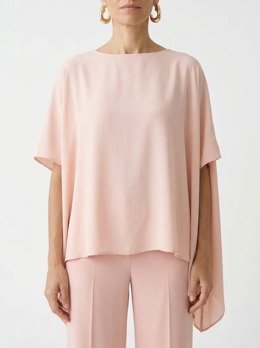 Camisa Poncho Sissi Otto Style Rosa