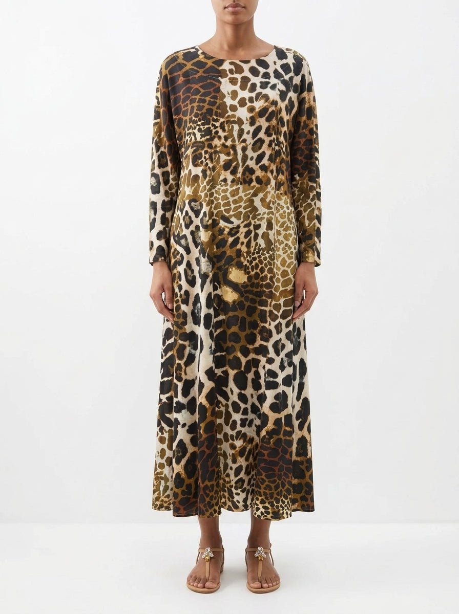 Vestido One Season Long Jackie Lipari Leopardo