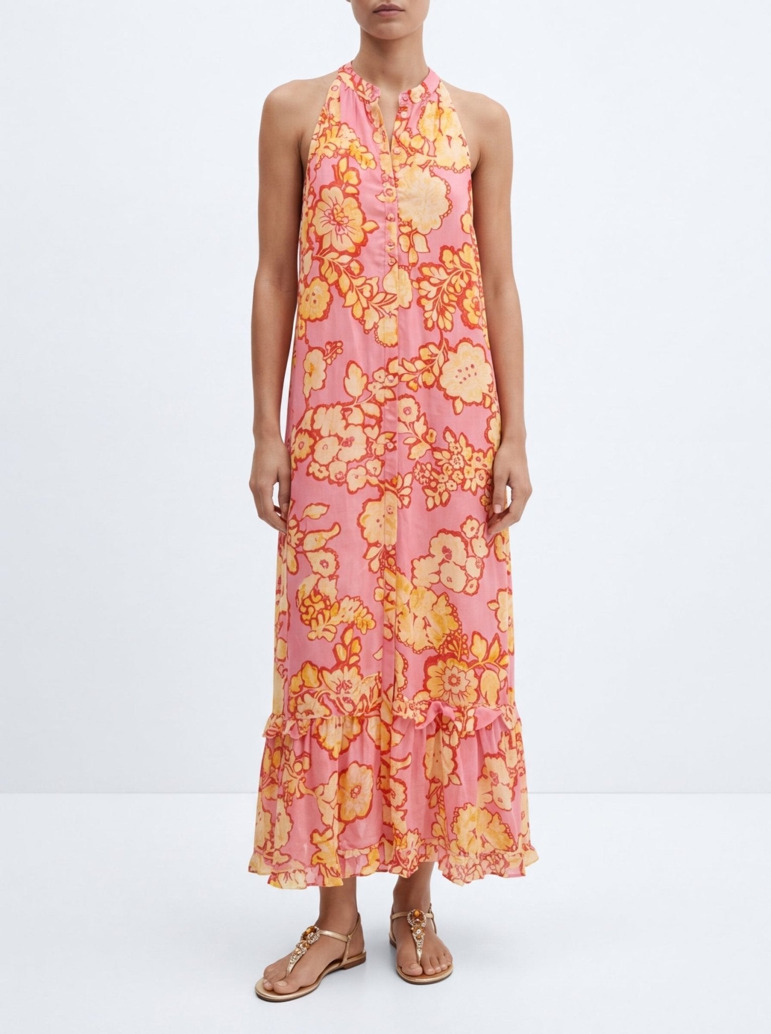 Vestido One Season Molly Coral Bay Rosa