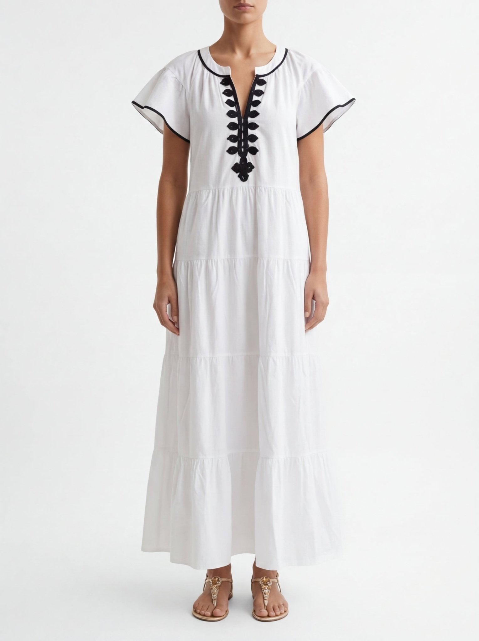 Vestido Rose And Rose Camelia Blanco