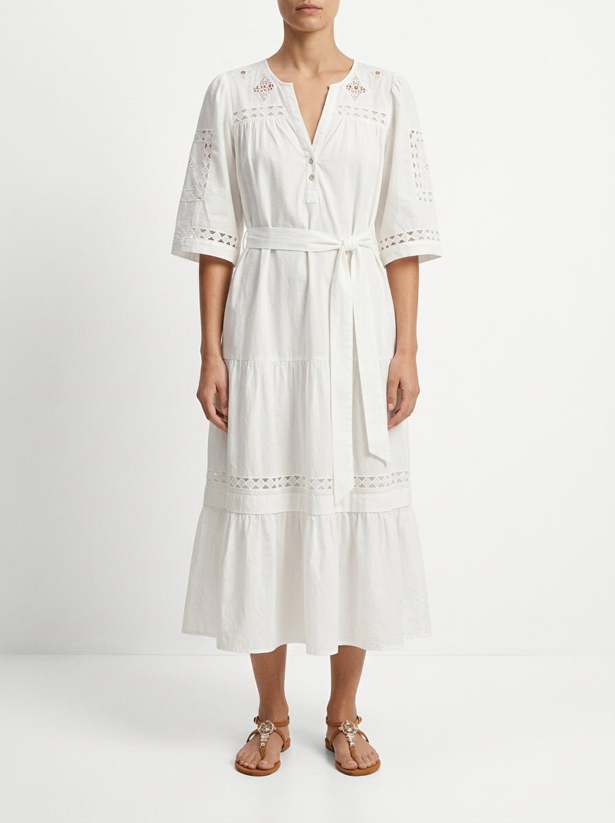 Vestido Rose And Rose Peony Blanco