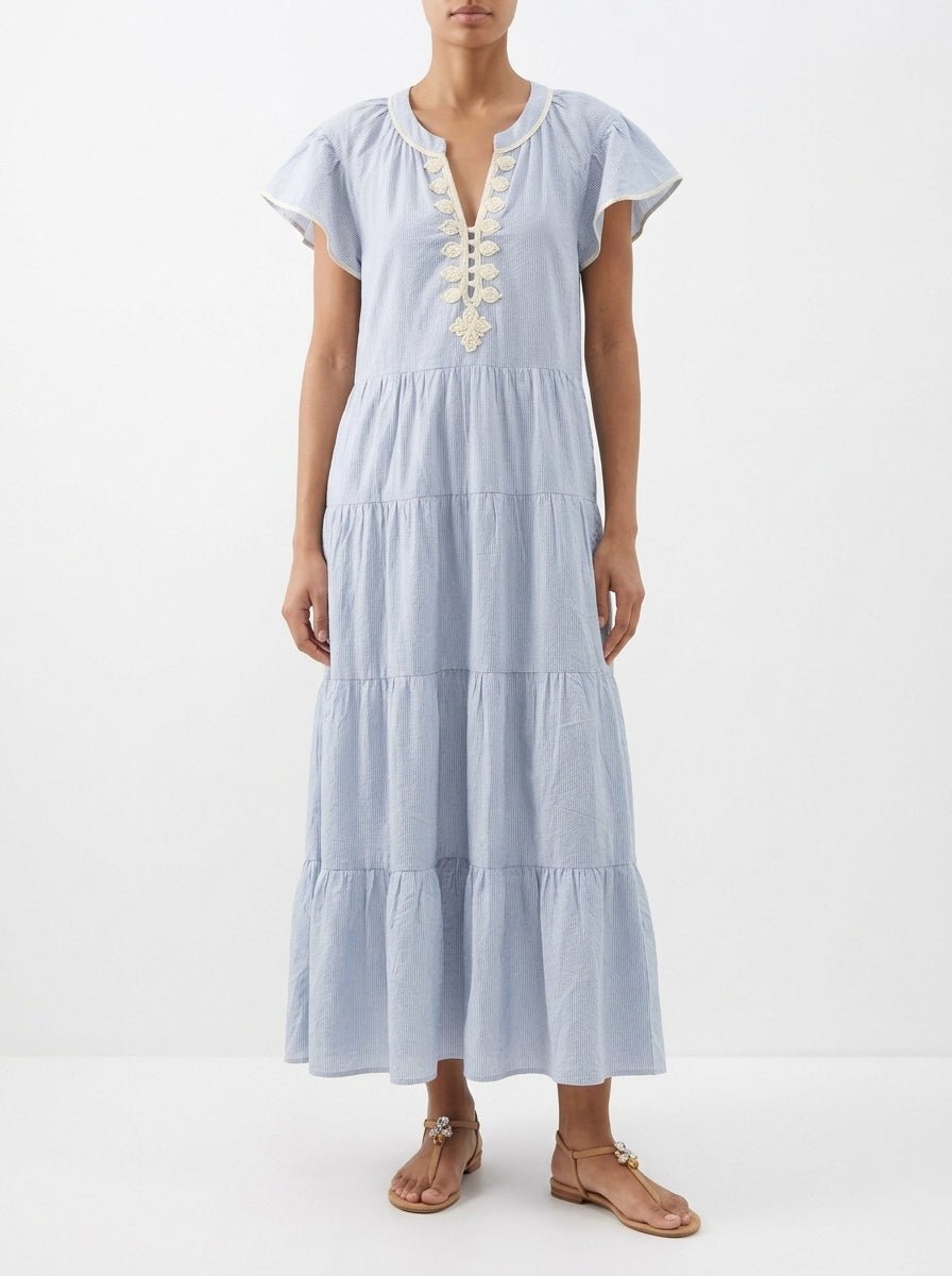 Vestido Rose And Rose Camelia Rayas