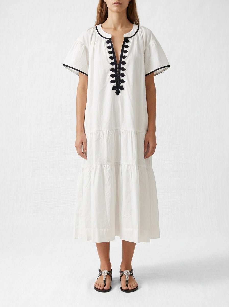 Vestido Rose And Rose Carnation Blanco