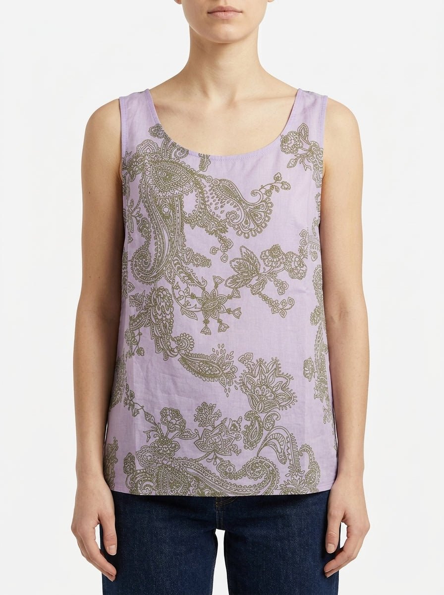 Top Whyci Milano Paisley Lila