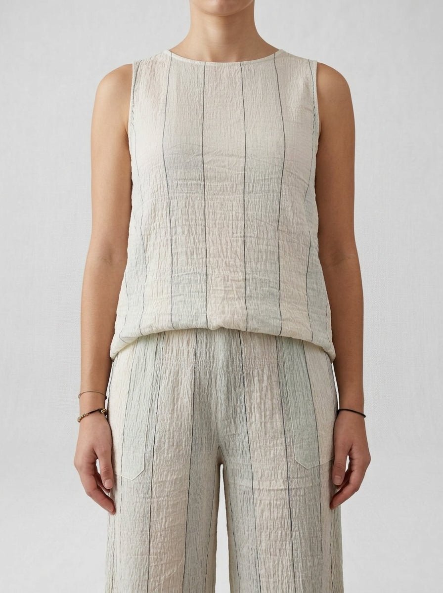 Agoefil Wide Striped Top