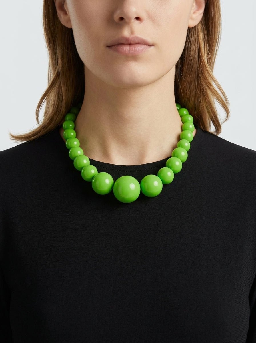 Gargantilla Fabrizio Marcantelli Bolas Verde